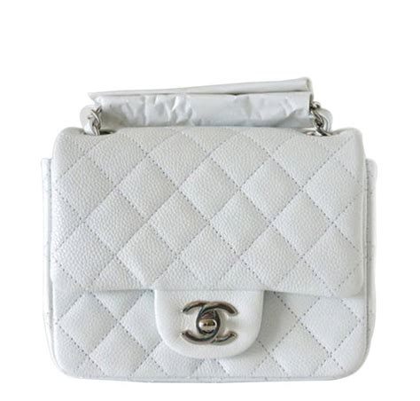 chanel bag mini white|Classic .